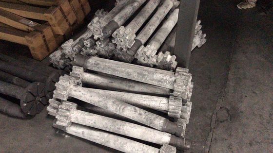 Высокая плотность дегазирующий графитовый ротор для очистки алюминия кристаллическая морфология