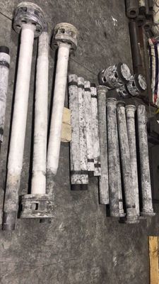 Высокая плотность дегазирующий графитовый ротор для очистки алюминия кристаллическая морфология