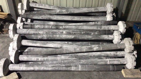 Высокая плотность дегазирующий графитовый ротор для очистки алюминия кристаллическая морфология