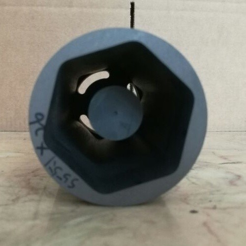 Шестиугольная графитовая форма для непрерывного литья латуниная стержня/труба 100% углеродный пластинчатый графит