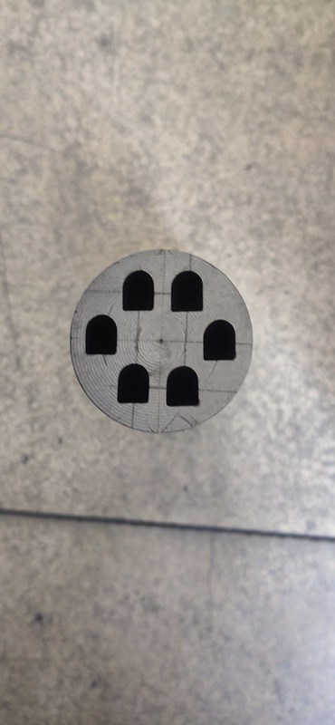 Промышленная плотность 1,85 гсм Внутреннее покрытие графита для литья латуни / меди